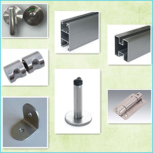 304 Stainless Steel Toilet Partition Hardware