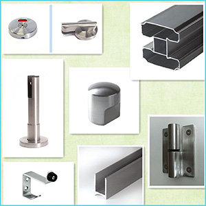 304 Stainless Steel Toilet Partition Accessories