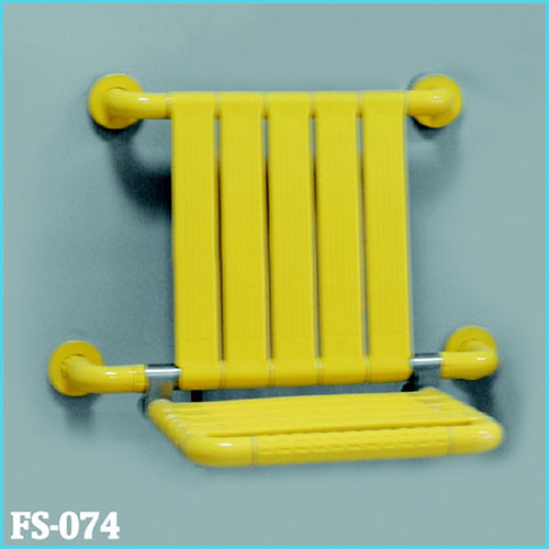 nylon plastic ABS adjustable hospital bathroom toilet shower room handicap wall mounted folding chairs 