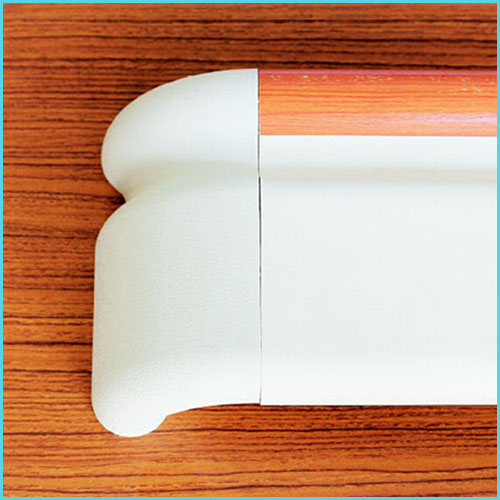 nylon plastic pvc wall mounted anti-collision handrail