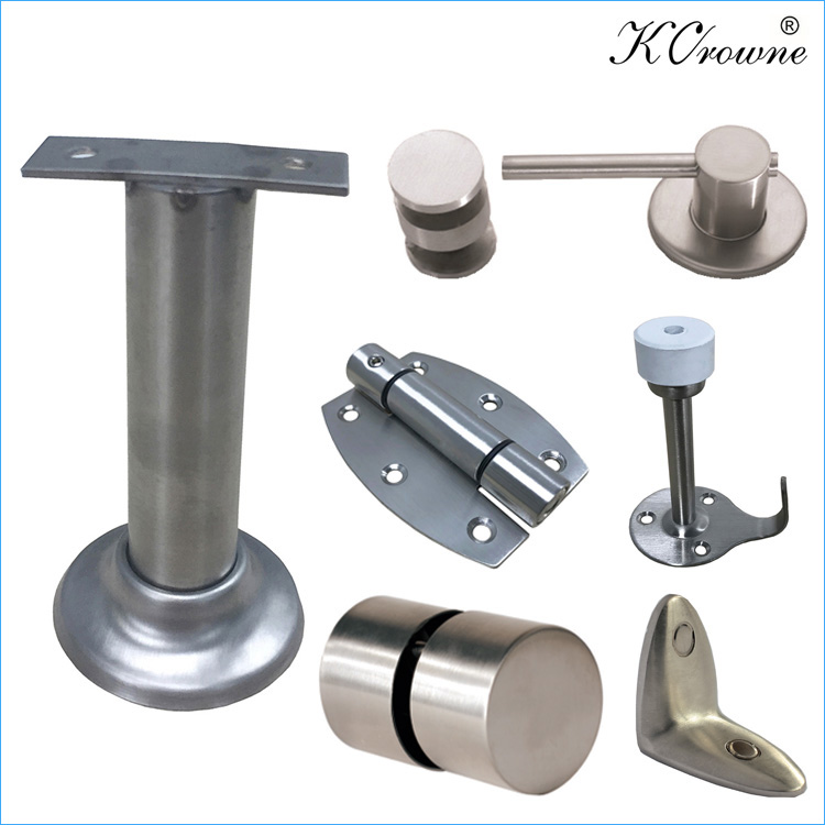 304 Stainless Steel Toilet Cubicle Partition Washroom Hardware Accessories Fittings